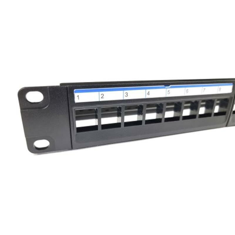 Патч-панель модульная EServer 19" 1U 24 порта, UTP, кат.5е (WT-2040A) без модулей