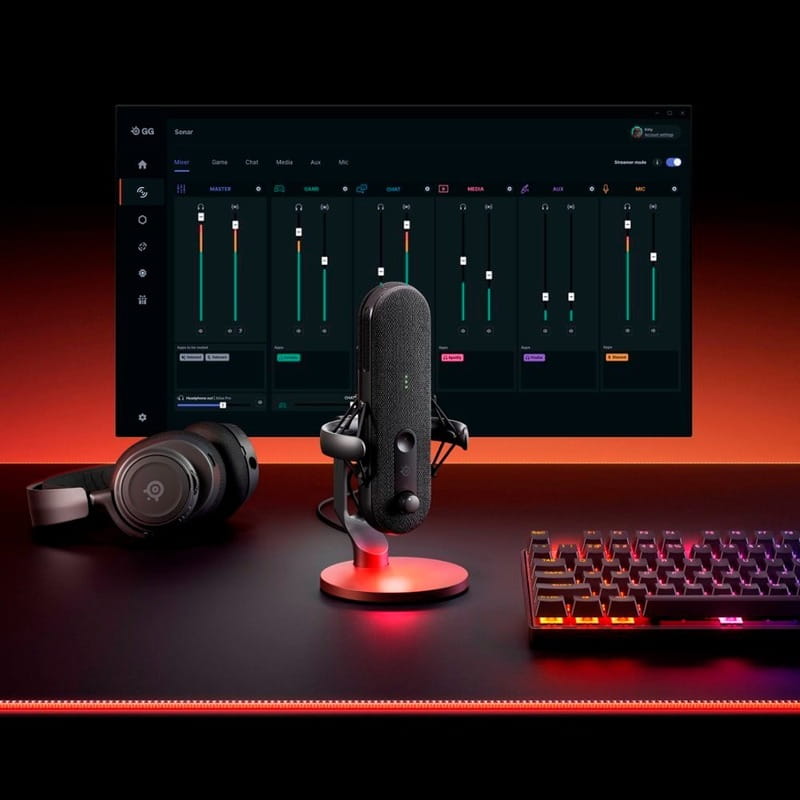 Микрофон SteelSeries Alias (61601)
