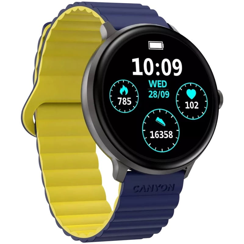 Смарт-часы Canyon Jacky SW-69 Blue Yellow (CNS-SW69BL)