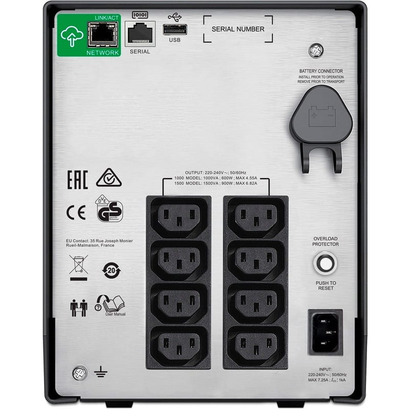 ИБП APC Smart-UPS C 1500VA LCD (SMC1500IC)
