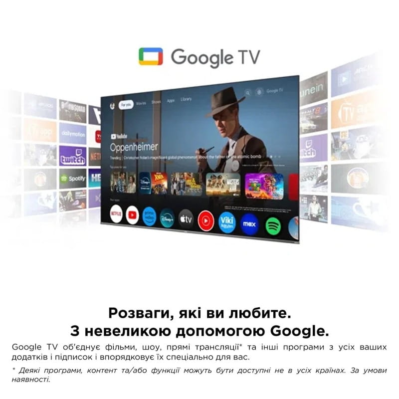 Телевiзор TCL 75C655 Pro