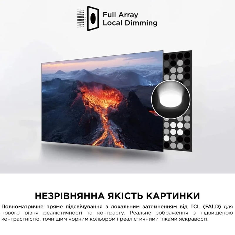 Телевiзор TCL 75C655 Pro