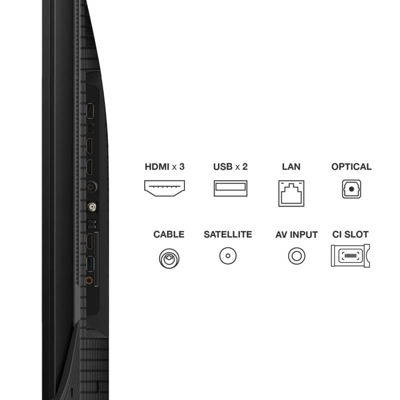 Телевiзор TCL 43C655