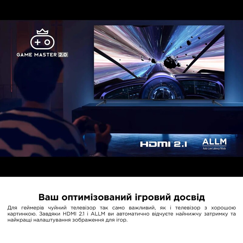 Телевiзор TCL 65P655