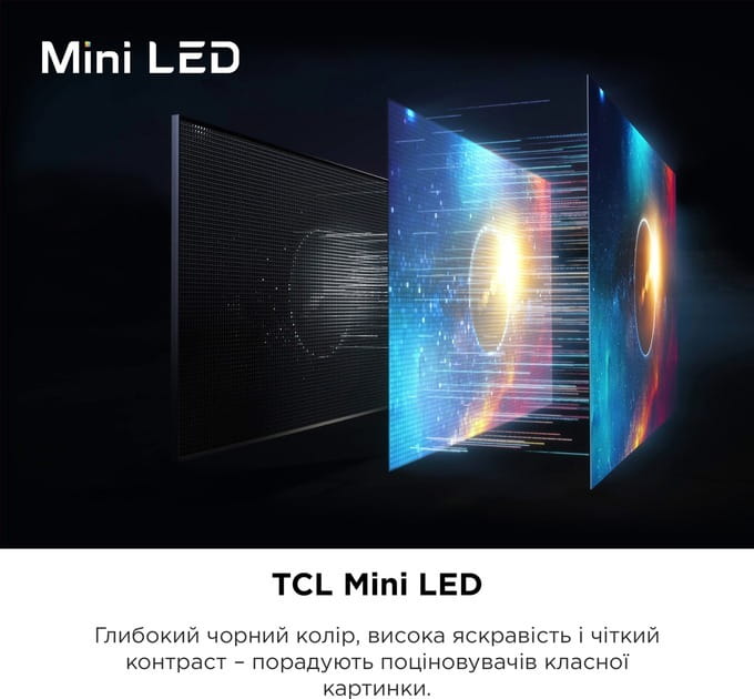 Телевiзор TCL 75C805