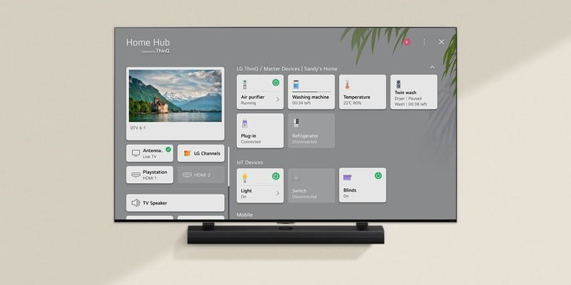 Телевiзор LG 75QNED80T6A
