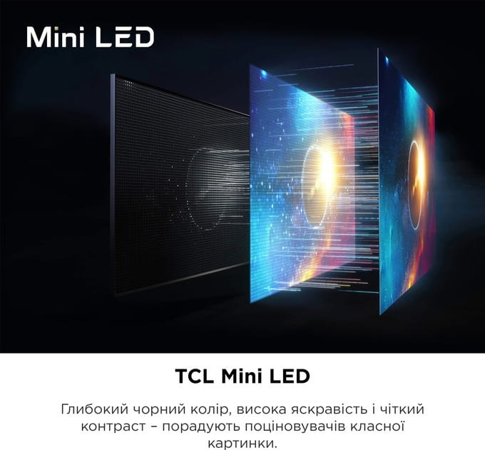 Телевiзор TCL 75C845