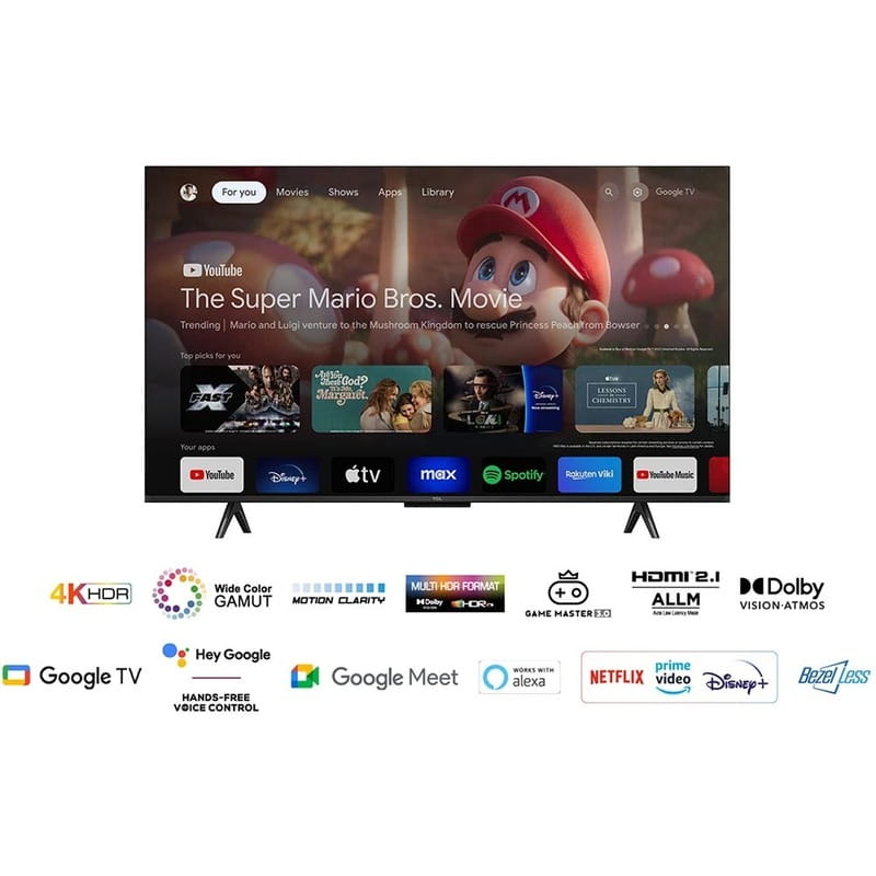 Телевiзор TCL 65P755