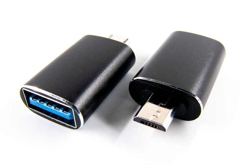 Адаптер Dengos OTG USB-microUSB Black (ADP-017)