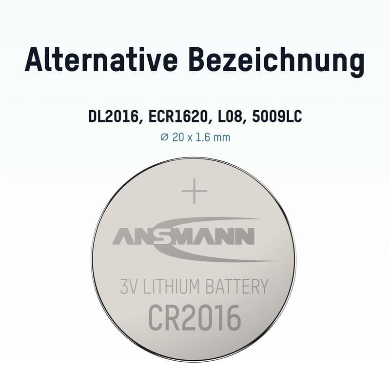 Батарейка Ansmann CR2016 BL 1шт