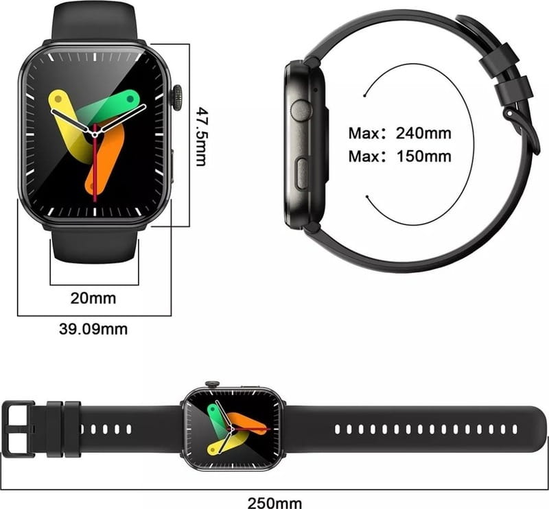 Cмарт-годинник Blackview R60 Black (6931548318699)