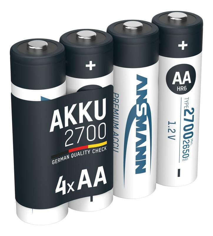 Аккумуляторы Ansmann AA/HR06 NI-MH 2700 mAh BL 4 шт