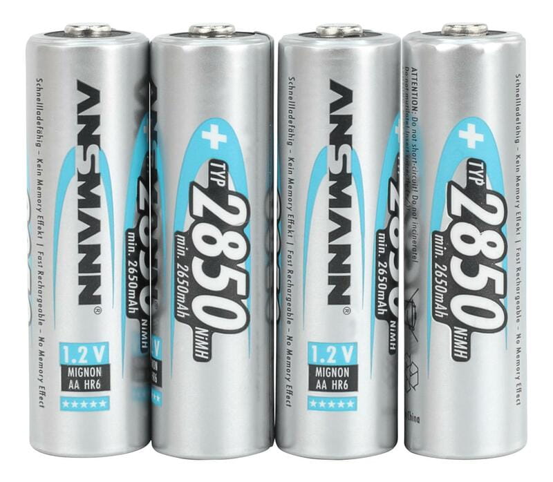Аккумуляторы Ansmann AA/HR06 NI-MH 2850 mAh BL 4 шт