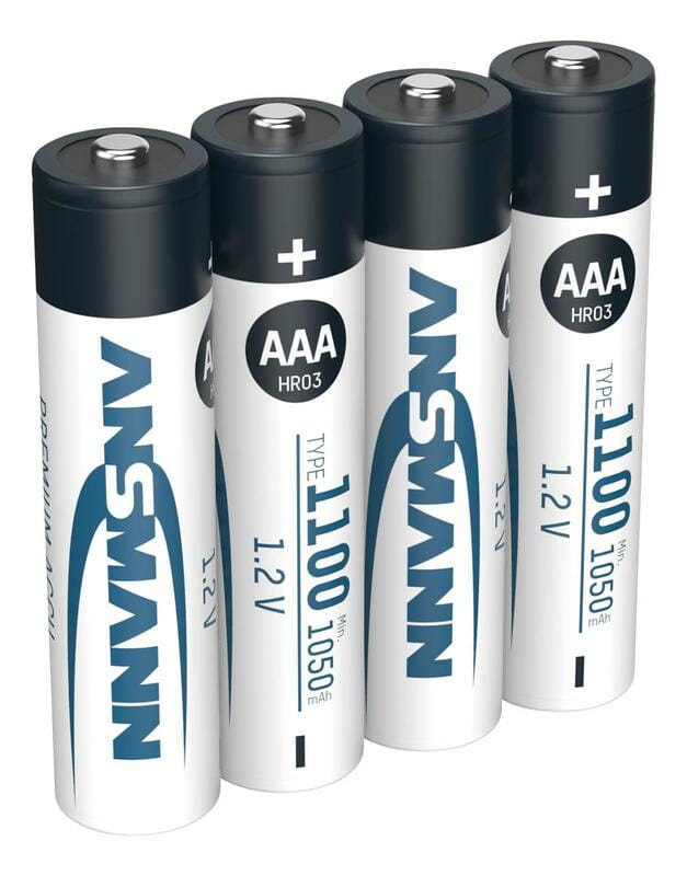 Аккумуляторы Ansmann AAA/HR03 NI-MH 1100 mAh BL 4 шт