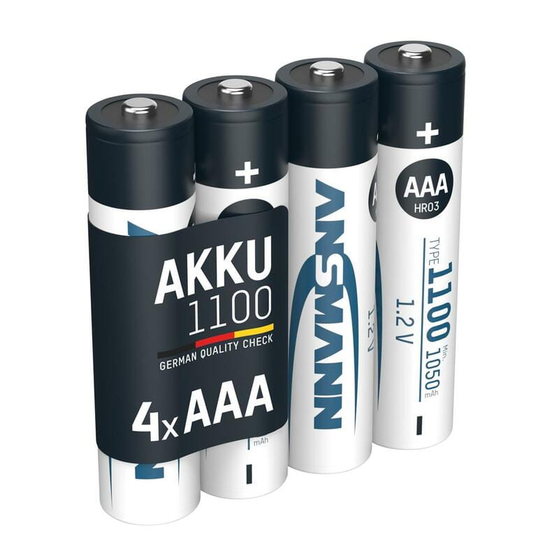 Аккумуляторы Ansmann AAA/HR03 NI-MH 1100 mAh BL 4 шт