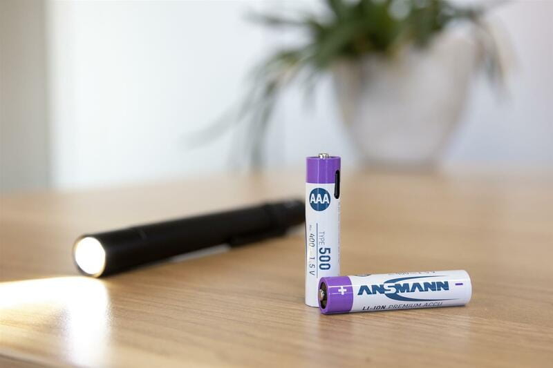 Аккумуляторы Ansmann AAA/HR03 Li-Ion 500 mAh BL 4 шт