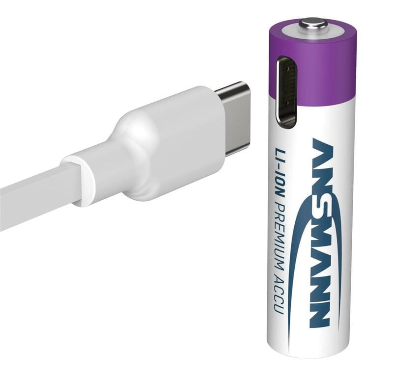 Аккумуляторы Ansmann AAA/HR03 Li-Ion 500 mAh BL 4 шт