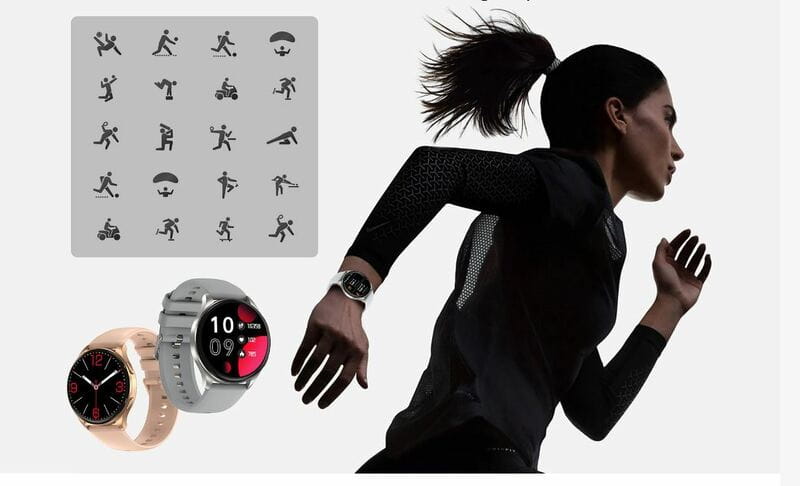 Cмарт-часы Blackview X20 Coral Gold (6931548318064)