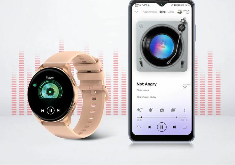 Cмарт-часы Blackview X20 Coral Gold (6931548318064)