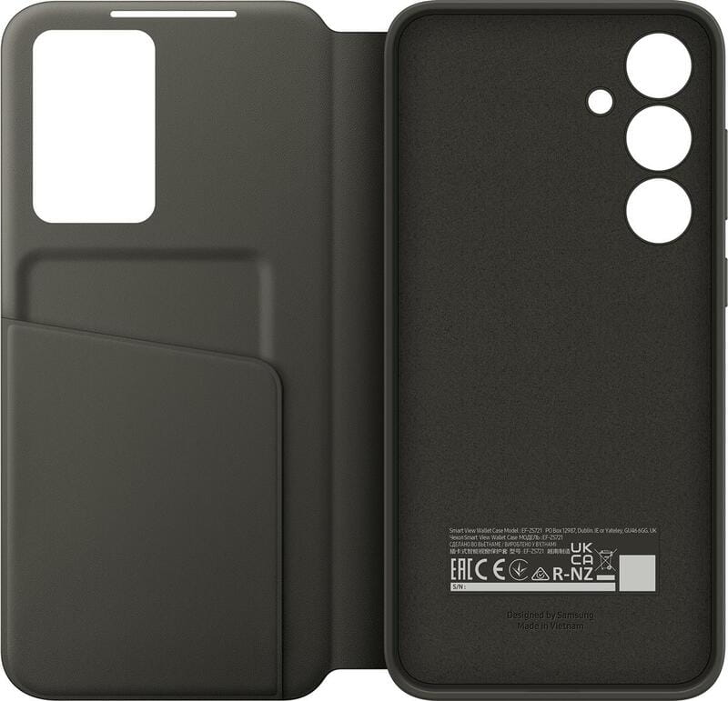 Чeхол-книжка Samsung Smart View Wallet Case для Samsung Galaxy S24 FE SM-S721 Black (EF-ZS721CBEGWW)