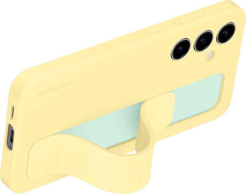 Чохол-накладка Samsung Standing Grip Case для Samsung Galaxy S24 FE SM-S721 Yellow (EF-GS721CYEGWW)