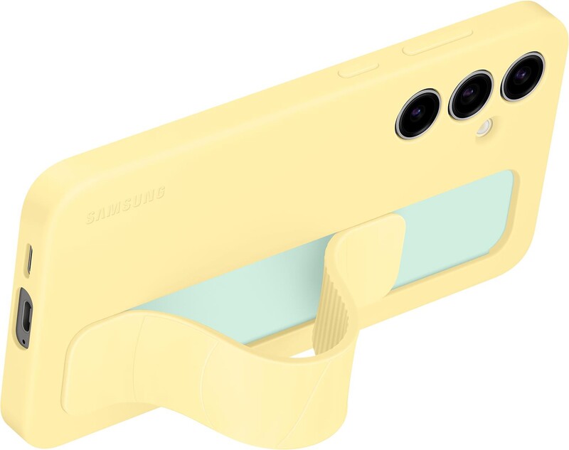 Чехол-накладка Samsung Standing Grip Case для Samsung Galaxy S24 FE SM-S721 Yellow (EF-GS721CYEGWW)