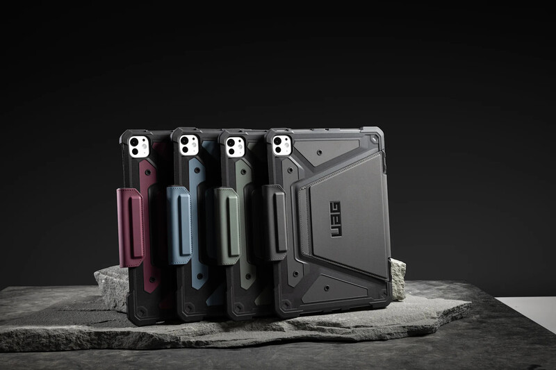Чохол-книжка Urban Armor Gear Metropolis SE для Apple iPad Pro 11" (5th Gen 2024) Bordeaux (124475119049)