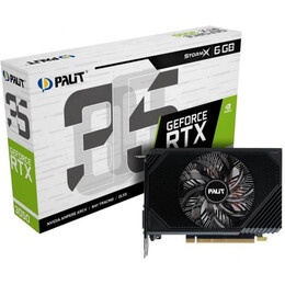 Відеокарта GF RTX 3050 6GB GDDR6 StormX Palit (NE63050018JE-1072F)