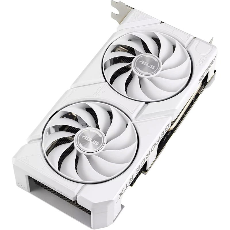 Видеокарта GF RTX 4060 Ti  8GB GDDR6 Dual Evo White OC Asus (DUAL-RTX4060TI-O8G-EVO-WHITE)