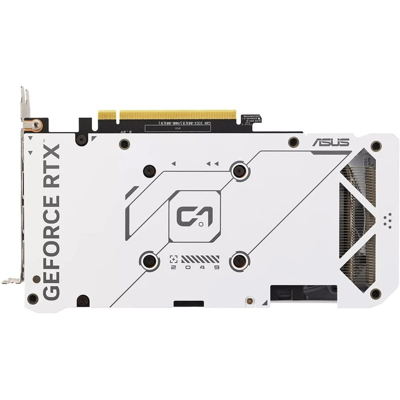 Видеокарта GF RTX 4060 Ti  8GB GDDR6 Dual Evo White OC Asus (DUAL-RTX4060TI-O8G-EVO-WHITE)