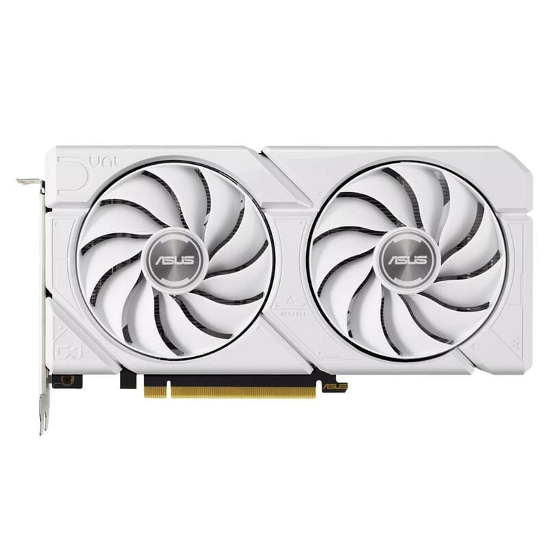 Видеокарта GF RTX 4060 Ti  8GB GDDR6 Dual Evo White OC Asus (DUAL-RTX4060TI-O8G-EVO-WHITE)