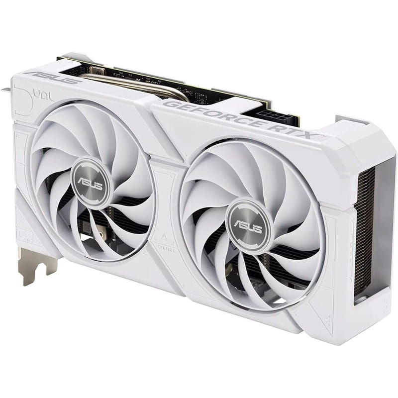 Видеокарта GF RTX 4060 Ti  8GB GDDR6 Dual Evo White OC Asus (DUAL-RTX4060TI-O8G-EVO-WHITE)