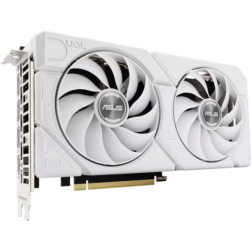 Відеокарта GF RTX 4060 Ti  8GB GDDR6 Dual Evo White OC Asus (DUAL-RTX4060TI-O8G-EVO-WHITE)
