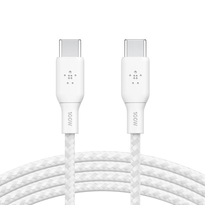 Кабель Belkin USB-C - USB-C, 2м, White (CAB014BT2MWH)