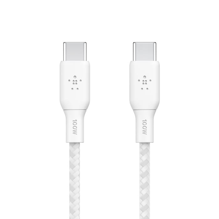 Кабель Belkin USB-C - USB-C, 2м, White (CAB014BT2MWH)