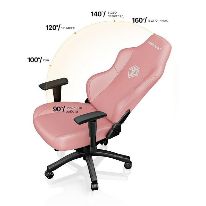 Кресло для геймеров Anda Seat Phantom 3 Size L Pink (AD18Y-06-P-PV)