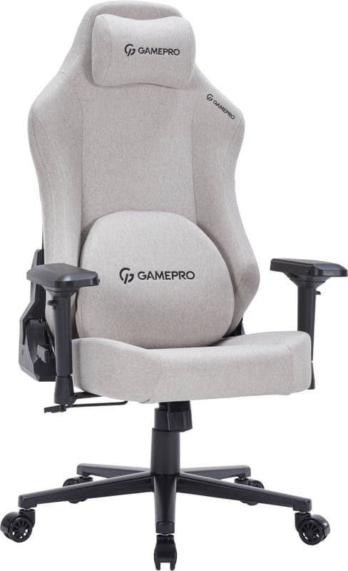 Крісло для геймерів GamePro FGC750LG Light Gray