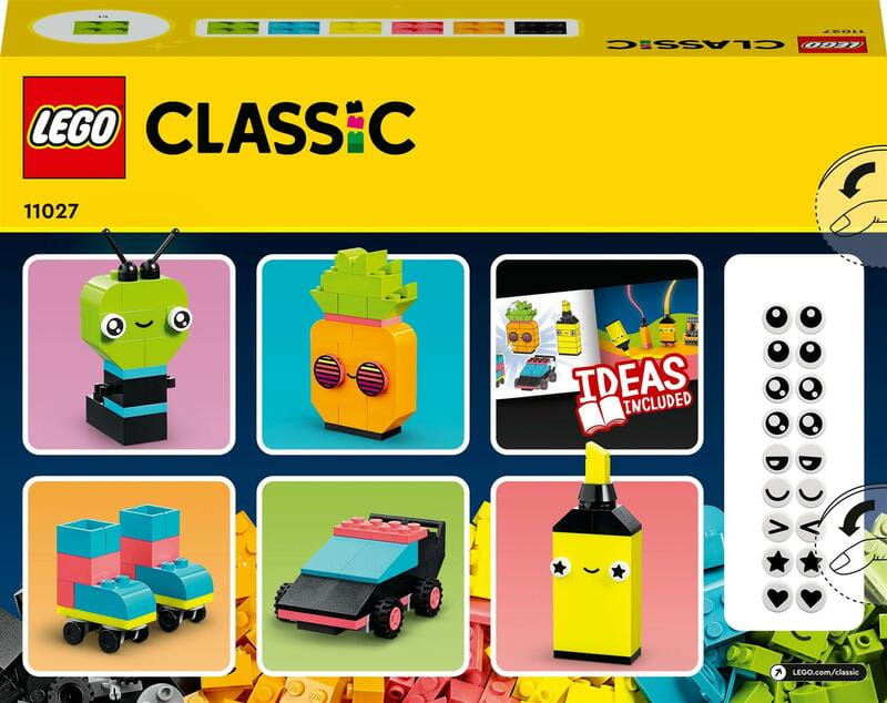 Конструктор LEGO Classic Творчі неонові веселощі (11027)