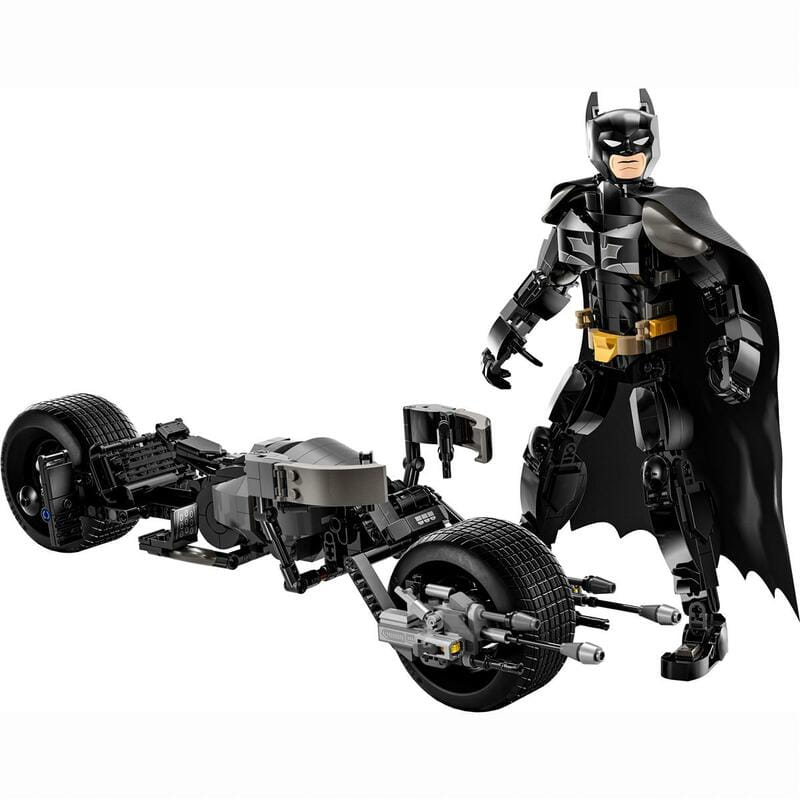 Конструктор LEGO Batman Фигурка Бэтмена для сборки и бэтцикл (76273)