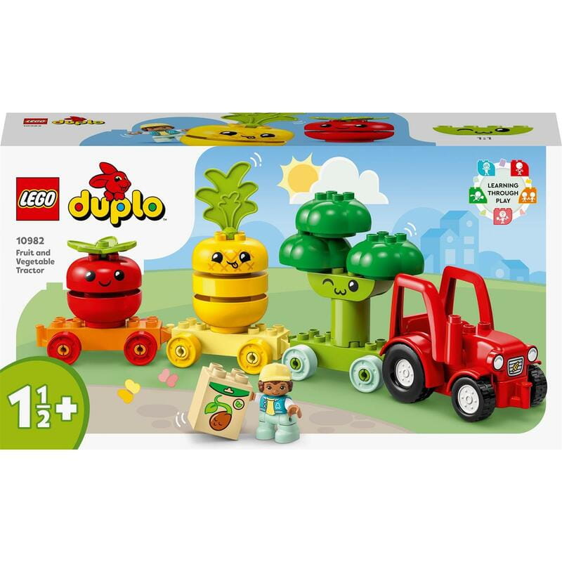 Конструктор LEGO Duplo My First Трактор для вирощування фруктів та овочів (10982)