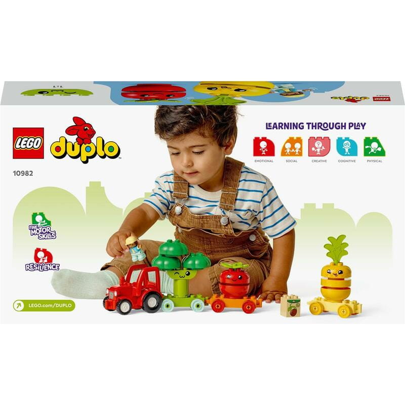 Конструктор LEGO Duplo My First Трактор для выращивания фруктов и овощей (10982)