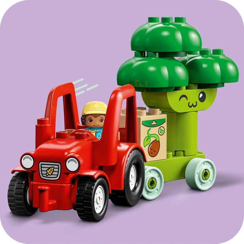 Конструктор LEGO Duplo My First Трактор для вирощування фруктів та овочів (10982)