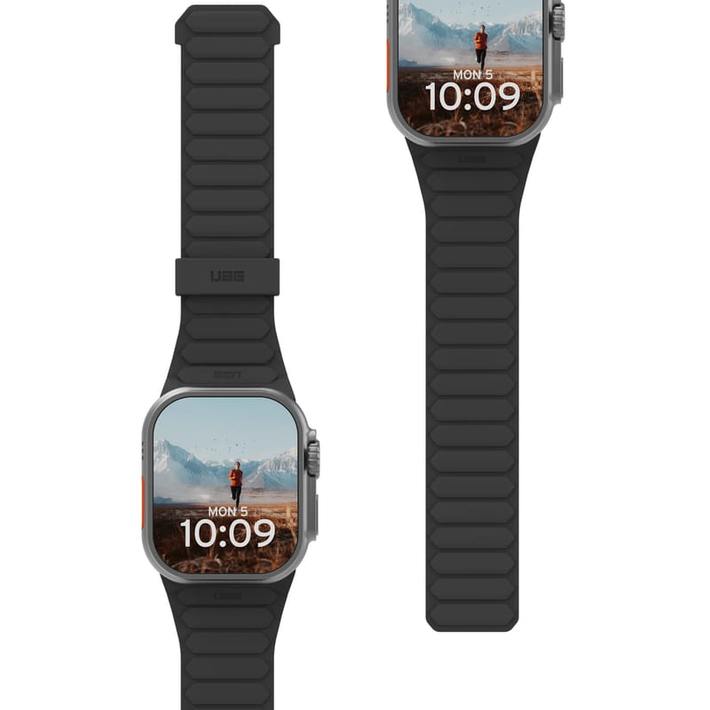 Ремінець Urban Armor Gear Pathfinder для Apple Watch Ultra 2/Ultra 49/46/45/44mm Black/Titanium (194161114036)