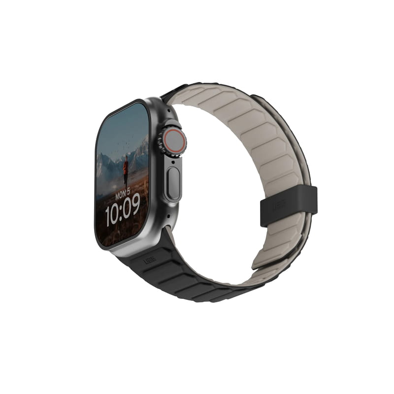 Ремінець Urban Armor Gear Pathfinder для Apple Watch Ultra 2/Ultra 49/46/45/44mm Black/Titanium (194161114036)