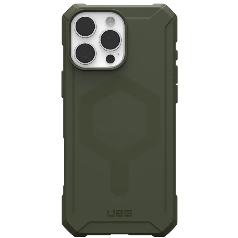 Чeхол-накладка Urban Armor Gear Essential Armor Magsafe для Apple iPhone 16 Pro Max Olive Drab (114449117272)