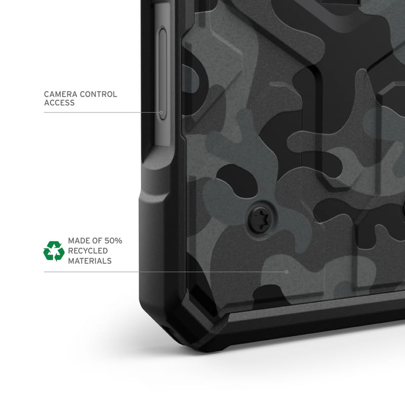 Чeхол-накладка Urban Armor Gear Pathfinder SE Magsafe для Apple iPhone 16 Pro Black Midnight Camo (114471114061)