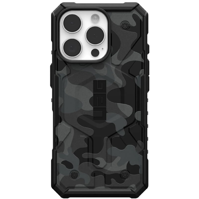 Чохол-накладка Urban Armor Gear Pathfinder SE Magsafe для Apple iPhone 16 Pro Black Midnight Camo (114471114061)