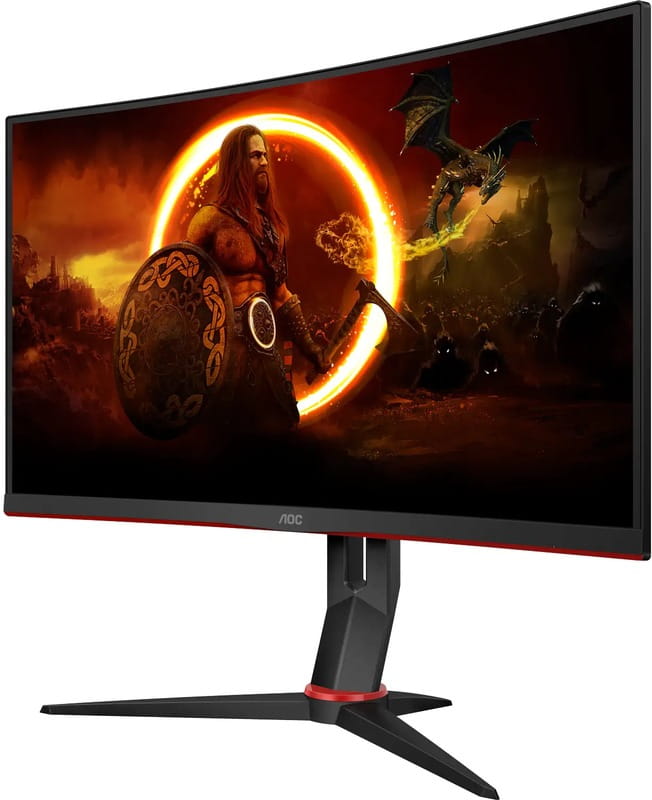 Монiтор AOC 27" C27G2Z3/BK VA Black/Red Curved 280Hz