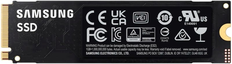 Накопитель SSD  1ТB Samsung 990 EVO Plus M.2 2280 PCIe 5.0 x2 NVMe V-NAND TLC (MZ-V9S1T0BW)