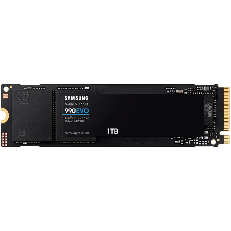 Накопитель SSD  1ТB Samsung 990 EVO Plus M.2 2280 PCIe 5.0 x4 NVMe V-NAND TLC (MZ-V9S1T0BW)